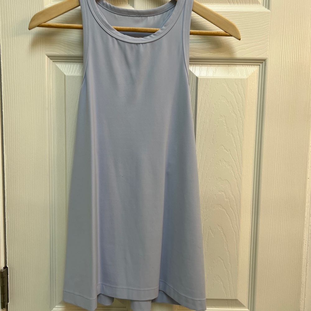 Pastel Blue Racerback Align Tank